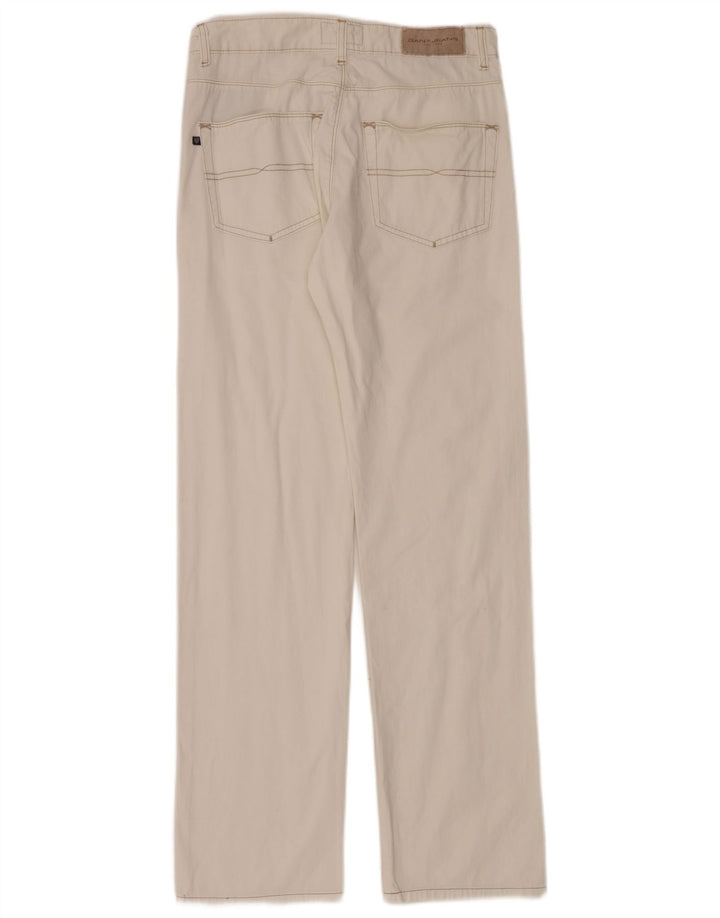 Gant Mens Straight Jeans W31 L33 White Cotton