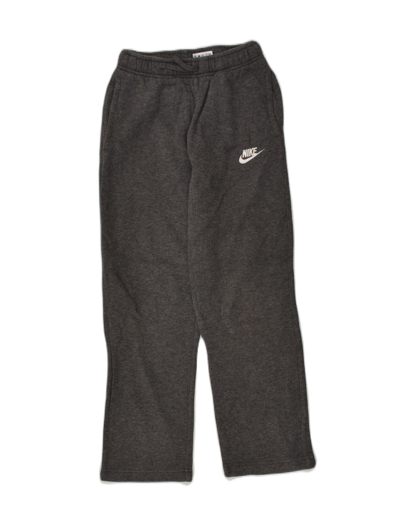 NIKE Boys Tracksuit Trousers 10-11 Years Medium Grey Cotton | Vintage Nike | Thrift | Second-Hand Nike | Used Clothing | Messina Hembry 