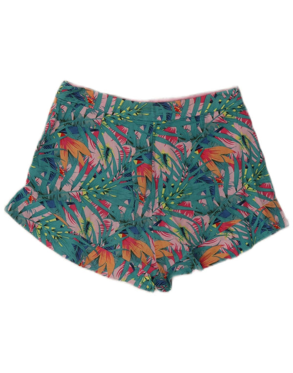 PEPE Jeans Womens Hot Pants Small W27  Multicoloured Floral Cotton