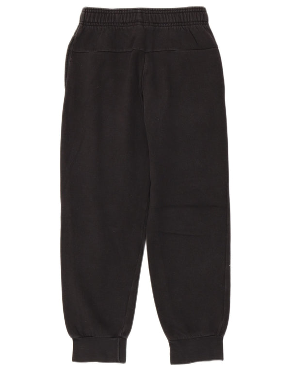 Adidas Girls Graphic Tracksuit Trousers Joggers 9-10 Years Black Cotton