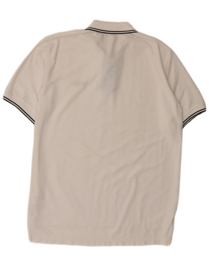 Umbro Mens Polo Shirt XL White Polyester