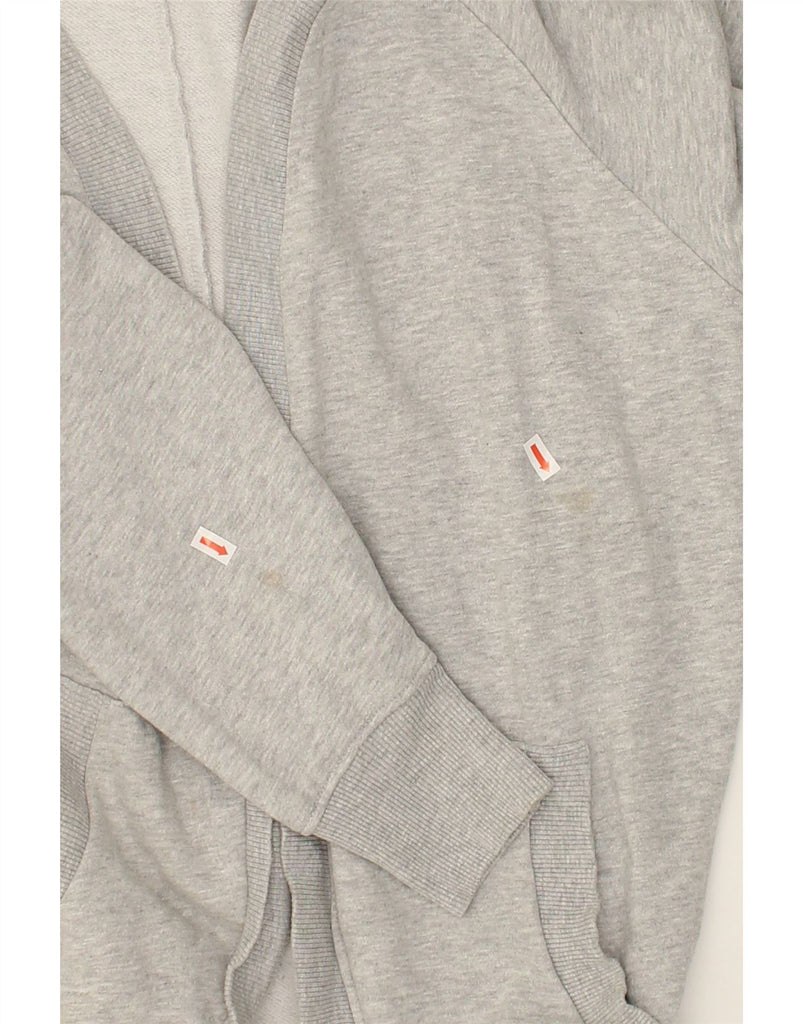 O'NEILL Womens Oversized Cardigan Sweater UK 10 Small Grey Cotton | Vintage O'Neill | Thrift | Second-Hand O'Neill | Used Clothing | Messina Hembry 