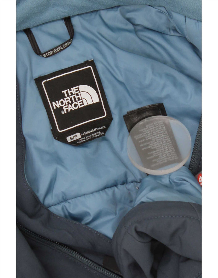 The North Face Womens Hooded Windbreaker Jacket UK 10 Small Navy Blue