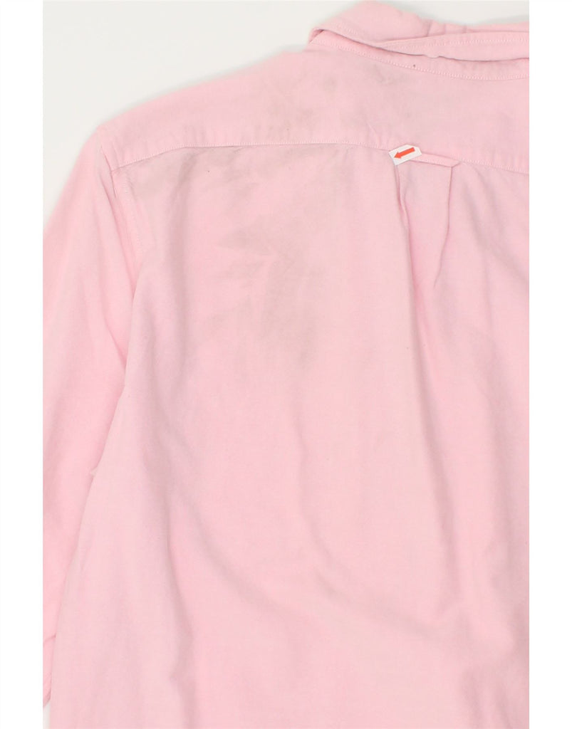 J. CREW Mens Oxford Slim Shirt Medium Pink Cotton | Vintage J. Crew | Thrift | Second-Hand J. Crew | Used Clothing | Messina Hembry 