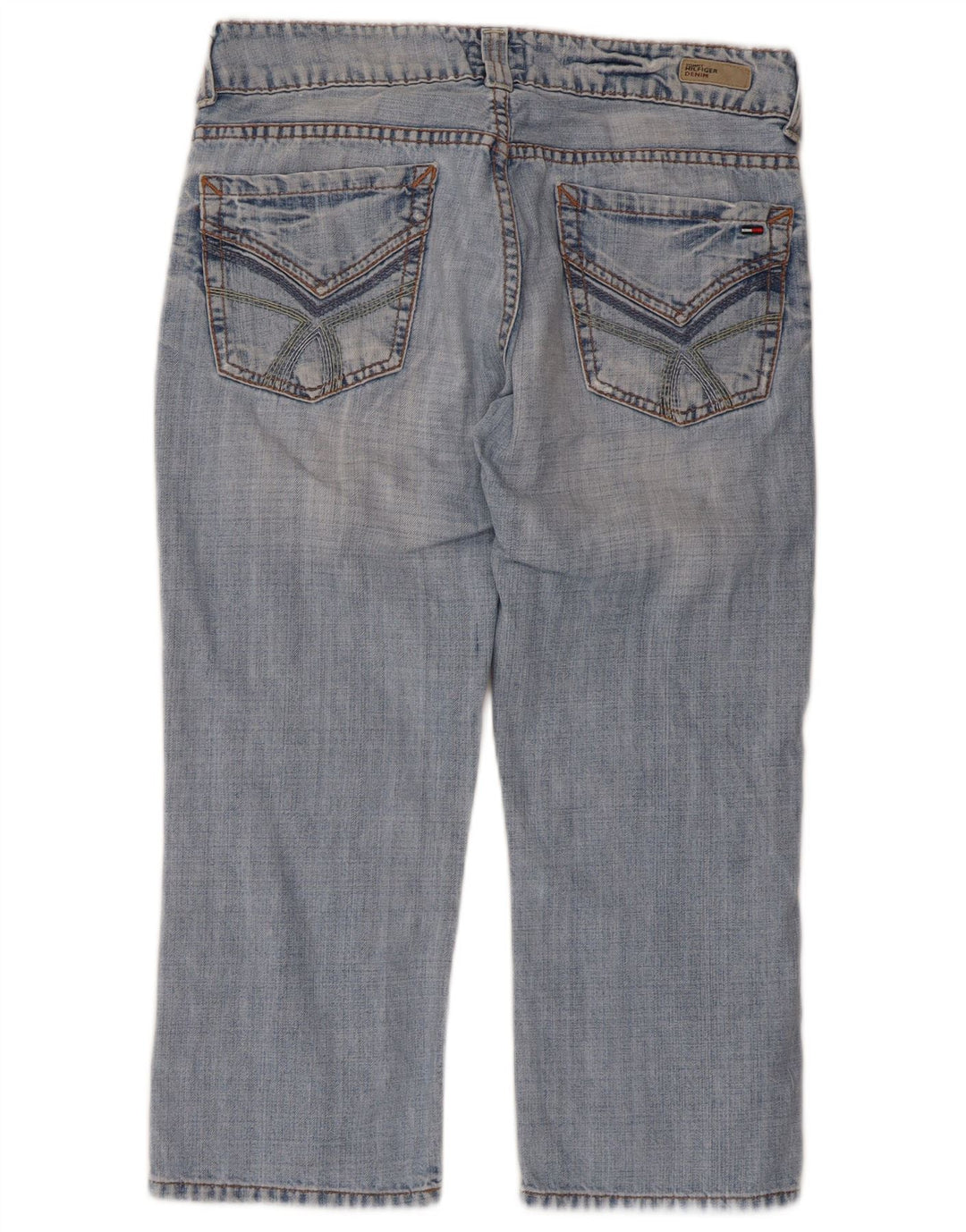 Tommy Hilfiger Womens Capri Jeans W30 L21 Blue Cotton