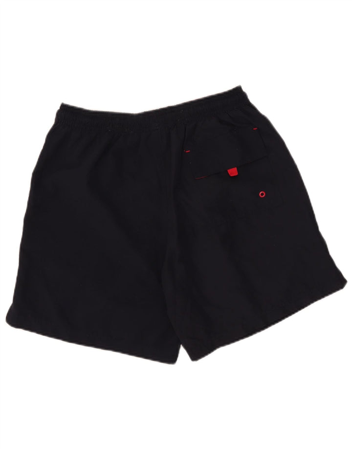 Marks & Spencer Mens Swimming Shorts Medium Navy Blue Polyester