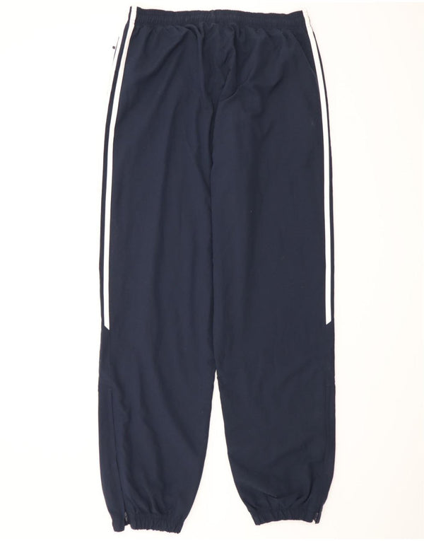 Adidas Mens Tracksuit Trousers Joggers Large  Navy Blue Polyester