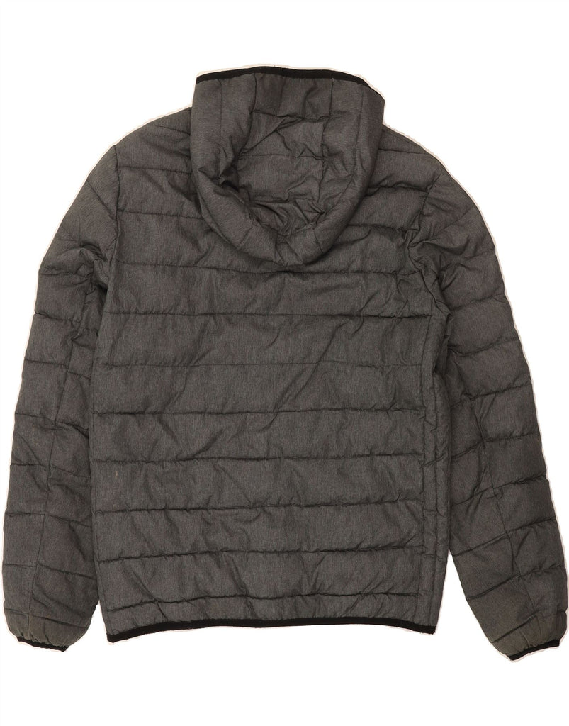 LEVI'S Mens Hooded Padded Jacket UK 36 Small Grey Polyester Vintage Levi's and Second-Hand Levi's from Messina Hembry 