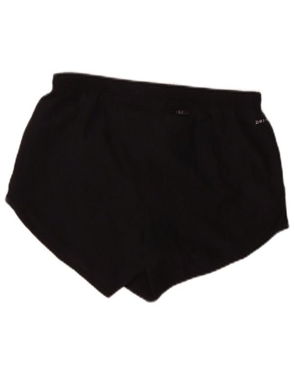 Nike Womens Dri Fit Sport Shorts UK 4 XS Black Animal Print Polyester