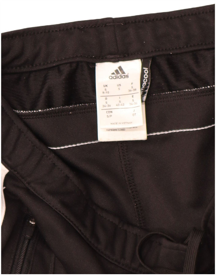 Adidas Womens Climacool Tracksuit Trousers UK 8/10 Small Black Polyester