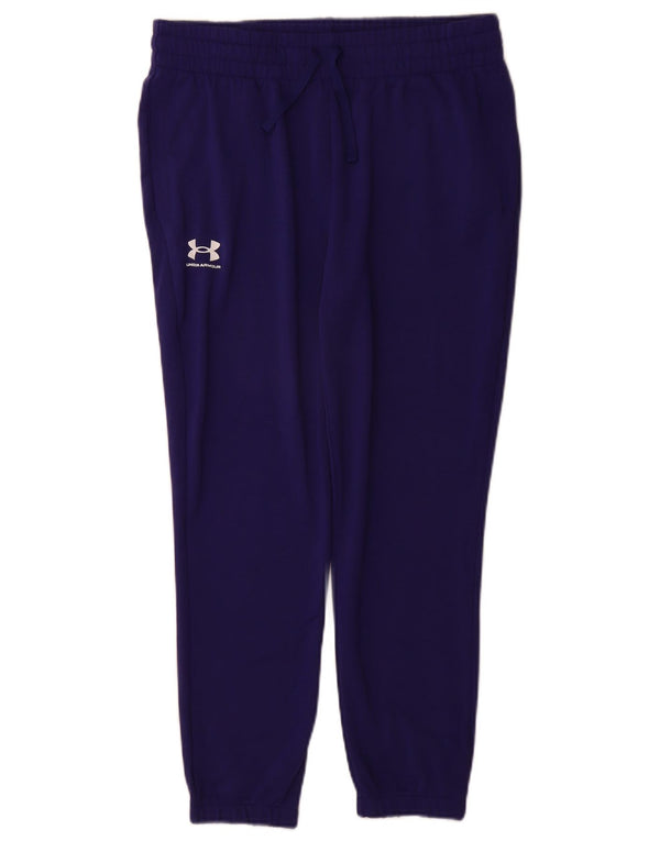 Under Armour Girls Tracksuit Trousers Joggers 11-12 Years Large Purple