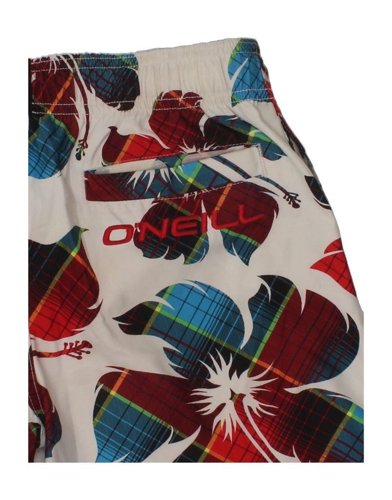 O'NEILL Boys Graphic Swimming Shorts 11-12 Years Multicoloured Floral | Vintage O'Neill | Thrift | Second-Hand O'Neill | Used Clothing | Messina Hembry 