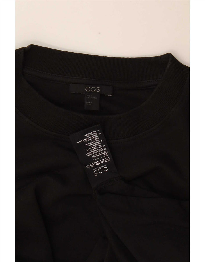 Cos Womens Maxi Dress UK 8 Small Black Cotton