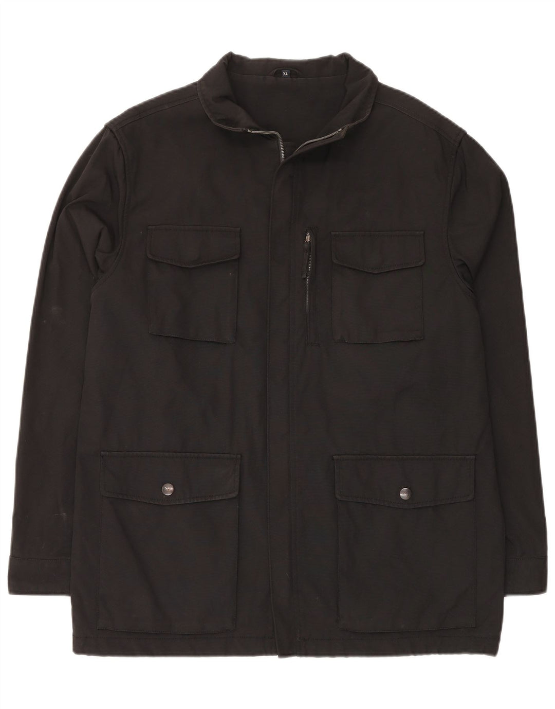 DECATHLON Mens Utility Jacket UK 42 XL Black Polyamide
