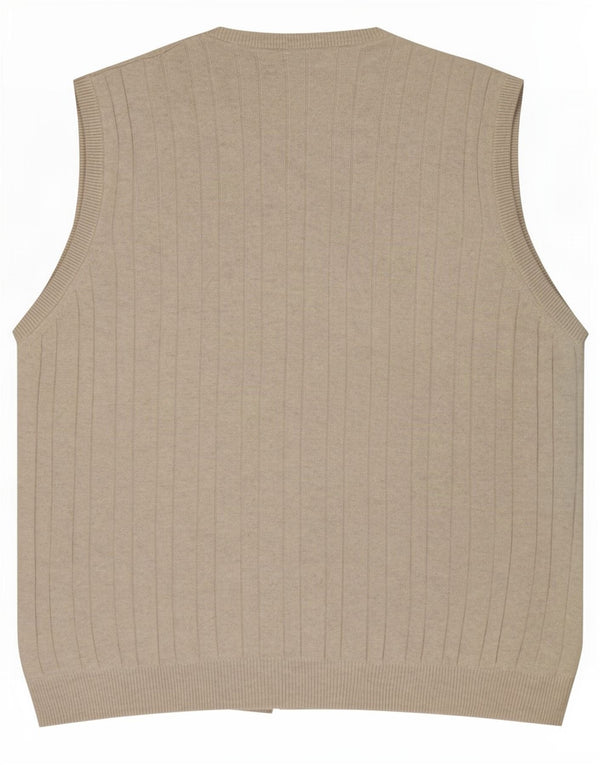Marks & Spencer Mens Regular Fit Vest Tank Top XL Grey Cotton
