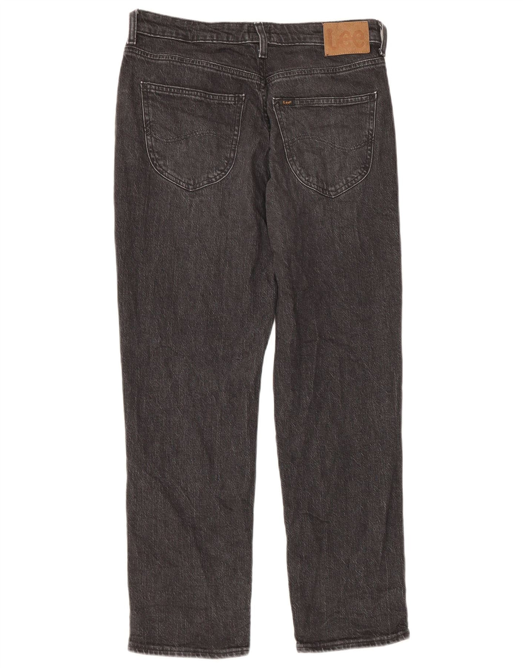 Lee Womens Carol Straight Jeans W29 L26 Grey Cotton