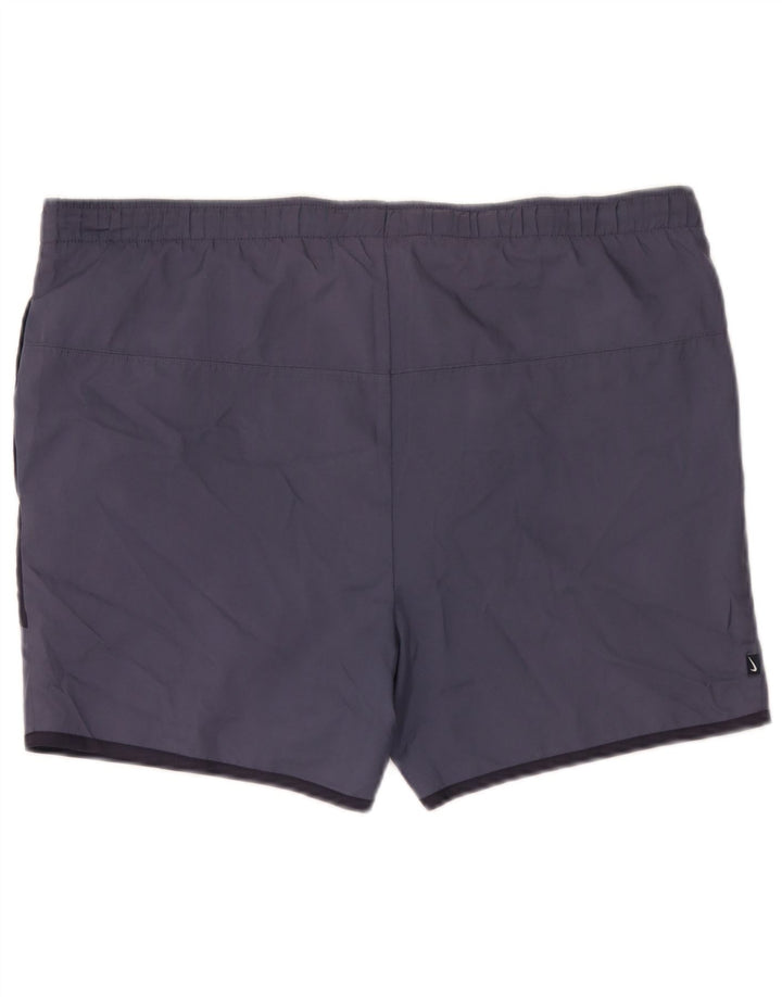Nike Mens Swimming Shorts UK 39/41 Medium Navy Blue Colourblock Polyester