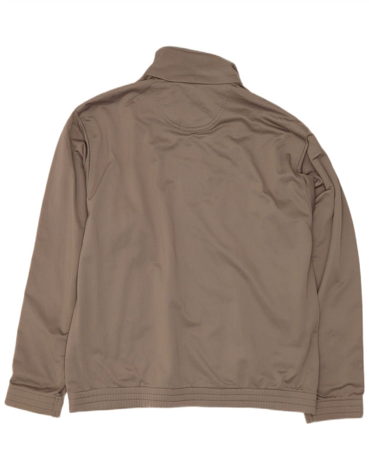Lotto Mens Regular Fit Tracksuit Top Jacket Large Grey Polyester Sports