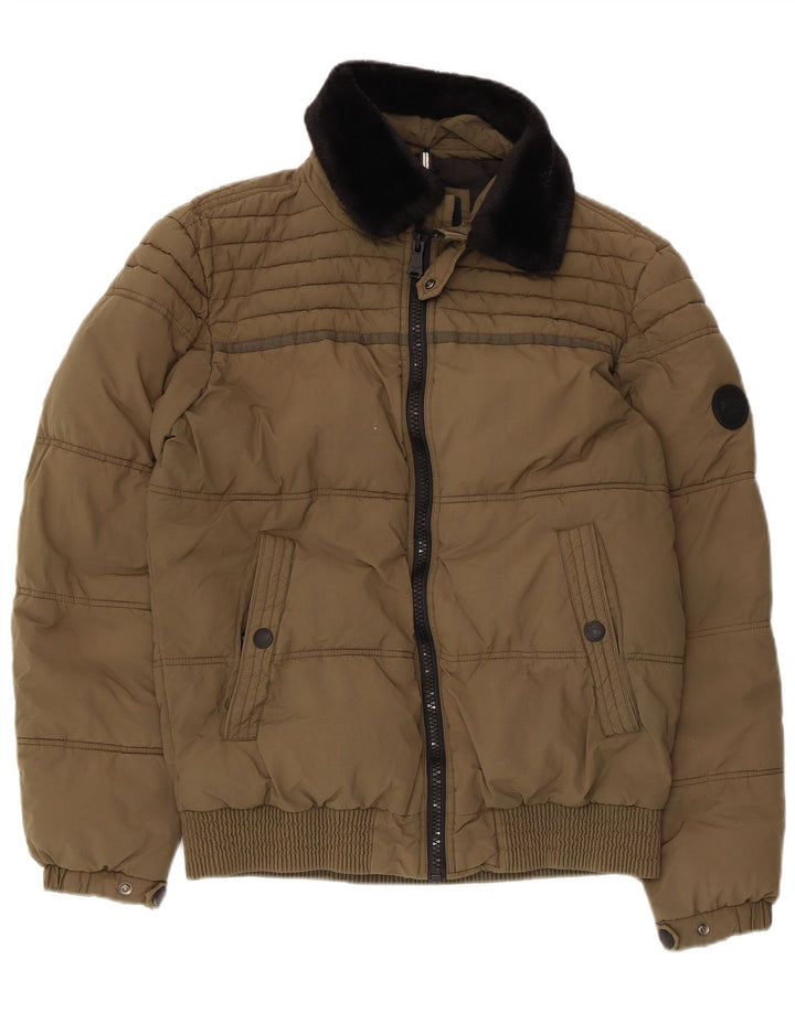 Joop Mens Padded Jacket IT 50 Large Khaki
