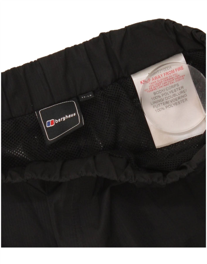 Berghaus Girls Waterproof Trousers 11-12 Years Black Polyester