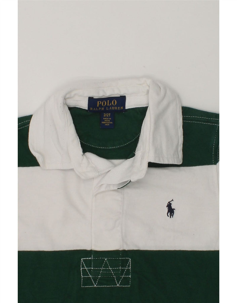 POLO RALPH LAUREN Baby Boys Long Sleeve Polo Shirt 18-24 Months Green | Vintage Polo Ralph Lauren | Thrift | Second-Hand Polo Ralph Lauren | Used Clothing | Messina Hembry 