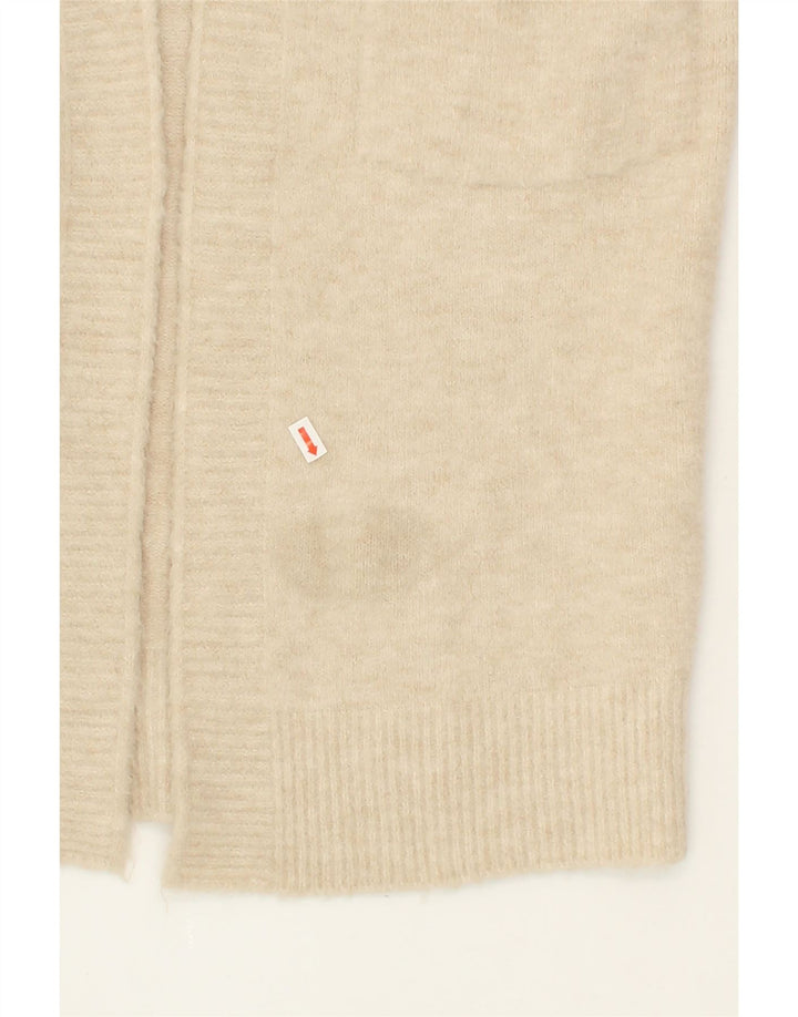 PINKO Womens Oversized Longline Open Cardigan Sweater UK 16 Large Beige Vintage Pinko and Second-Hand Pinko from Messina Hembry 