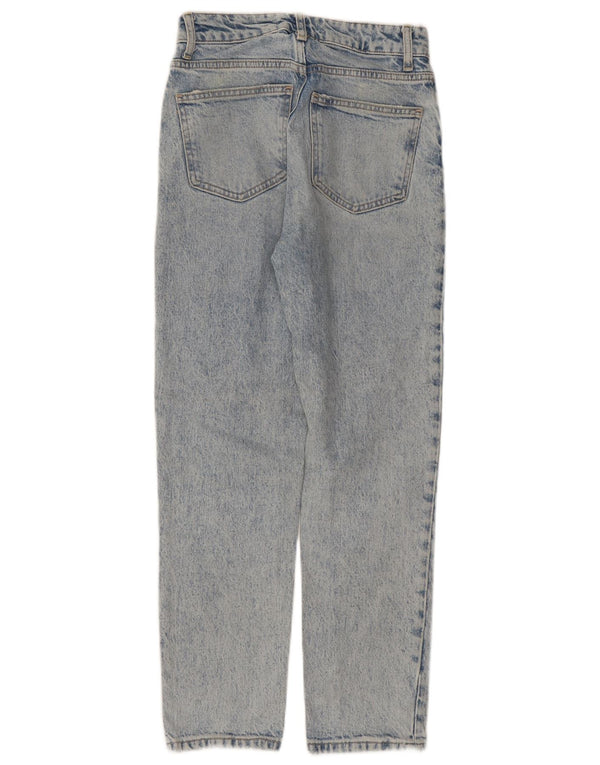Zara Womens Straight Jeans EU 34 2XS W24 L25 Blue