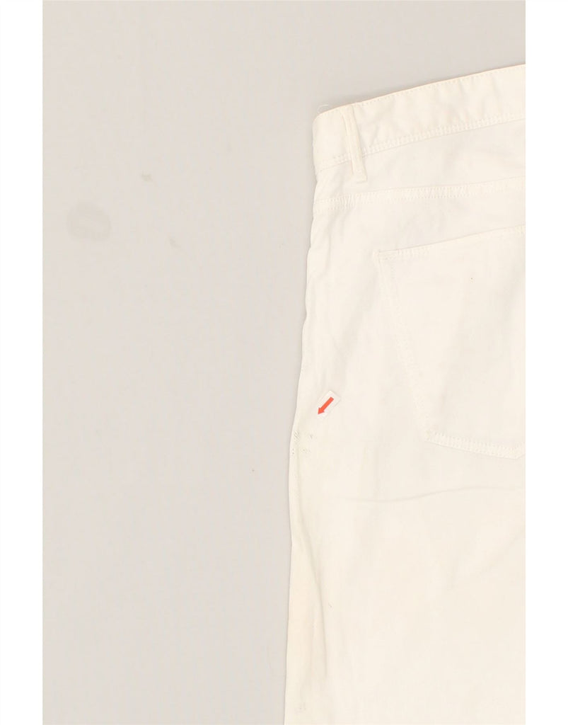 MASSIMO DUTTI Womens Slim Jeans W34 L28 White Cotton | Vintage Massimo Dutti | Thrift | Second-Hand Massimo Dutti | Used Clothing | Messina Hembry 