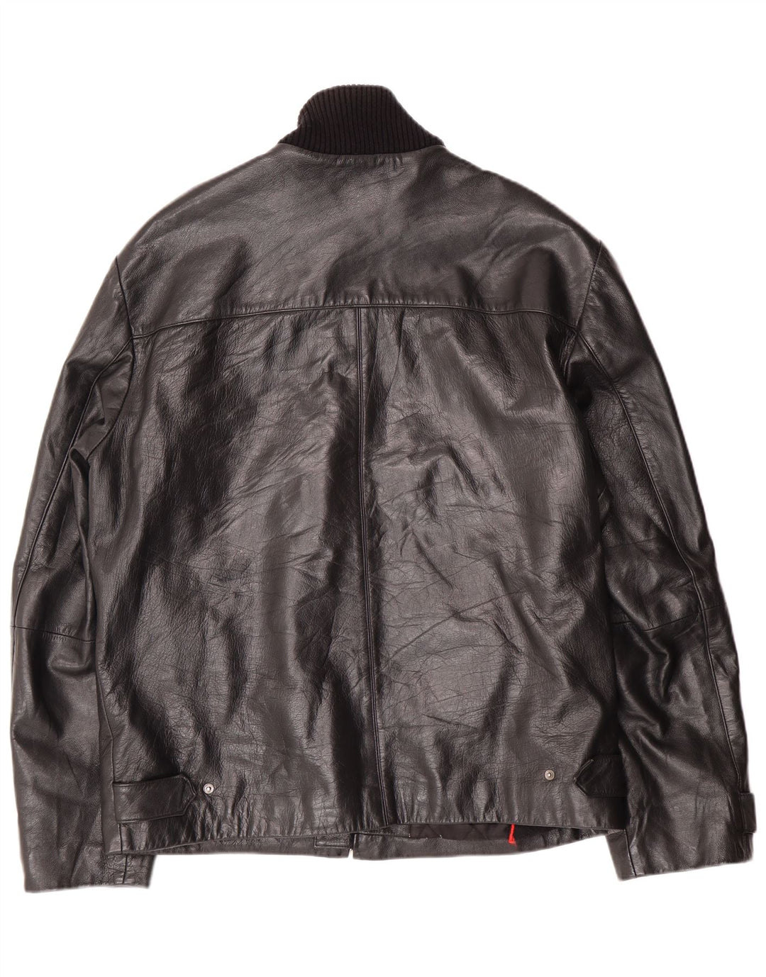 CONBIPEL Mens Leather Jacket IT 54 XL Black Leather