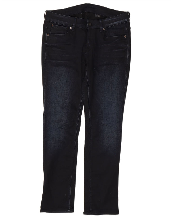 G-Star Mens Straight Jeans W32 L30 Navy Blue Cotton