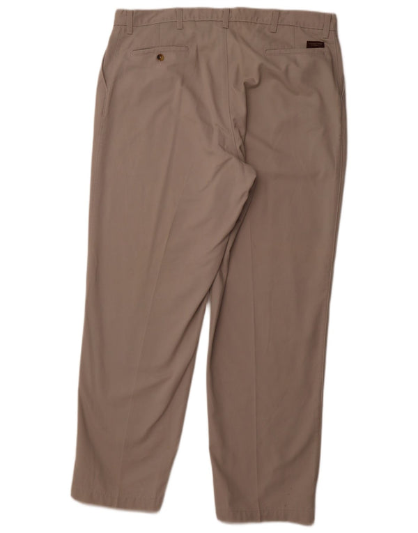 WRANGLER Mens Timber Creek Pegged Chino Trousers W42 L32 Beige Cotton