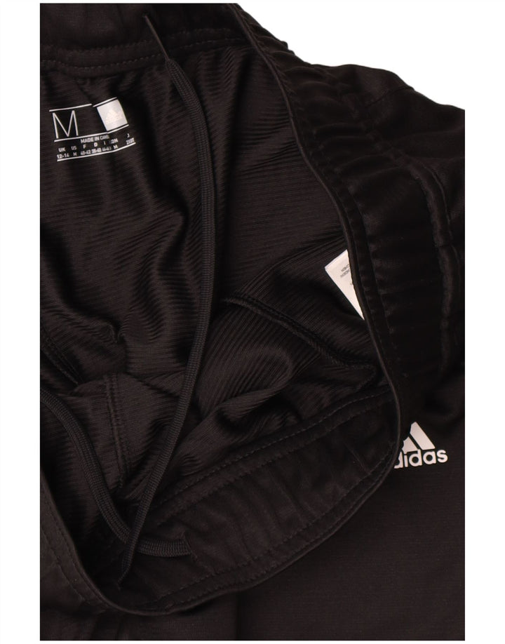 Adidas Womens Tracksuit Trousers UK 12/14 Medium Black Polyester