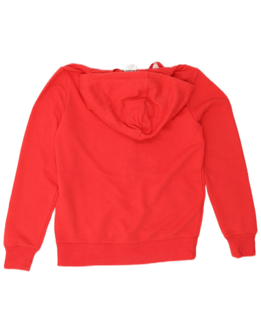 Champion Womens Oversized Zip Hoodie Sweater UK 10 Small Pink Cotton