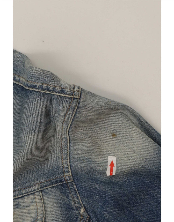 Diesel Mens Denim Jacket UK 42 XL Blue Cotton