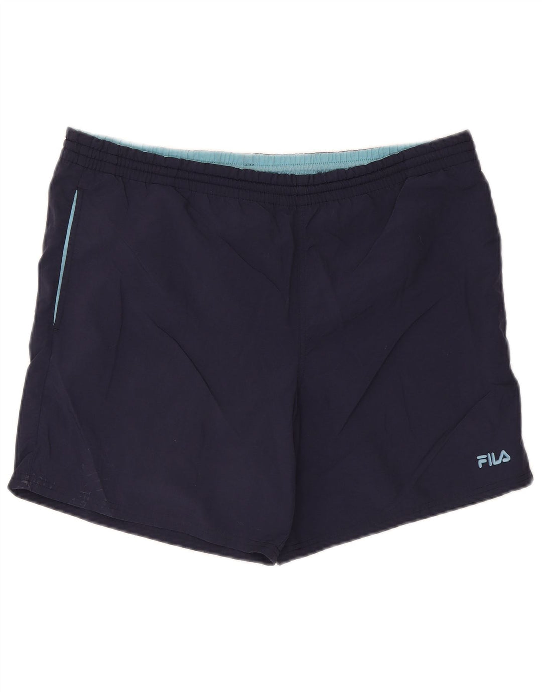 Fila Mens Sport Shorts Large Navy Blue Polyester