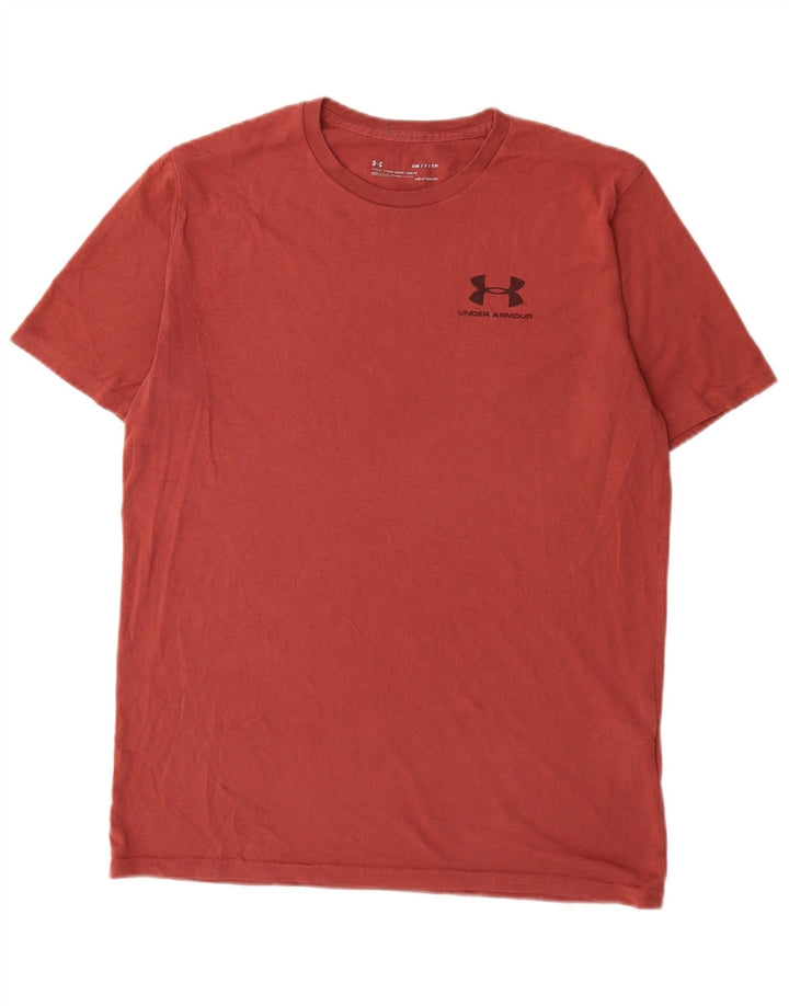 Vans Mens Heat Gear T-Shirt Top Small Red Cotton