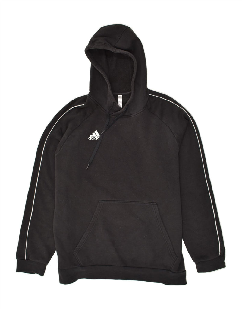 ADIDAS Mens Hoodie Jumper XL Black Cotton | Vintage Adidas | Thrift | Second-Hand Adidas | Used Clothing | Messina Hembry 