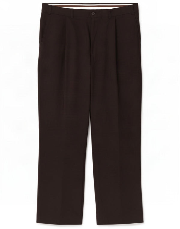 Marks & Spencer Mens Tailored Straight Suit Trousers W36 L31 Black