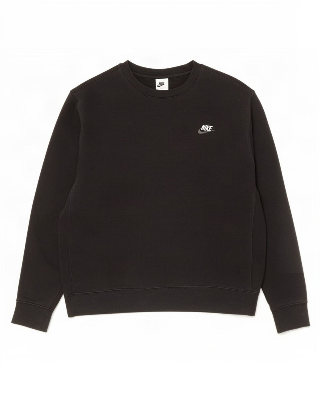 Nike Mens Sweatshirt Jumper Medium Black Cotton