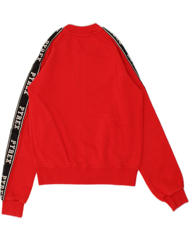 PYREX Girls Graphic Tracksuit Top Jacket 10-11 Years Medium Red Vintage Pyrex and Second-Hand Pyrex from Messina Hembry 