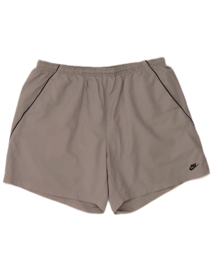 NIKE Mens Sport Shorts 2XL  Grey Polyester