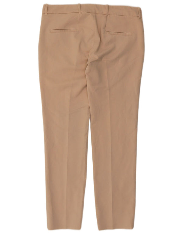 Zara Womens Slim Chino Trousers EU 28 Medium W28 L27 Beige Cotton
