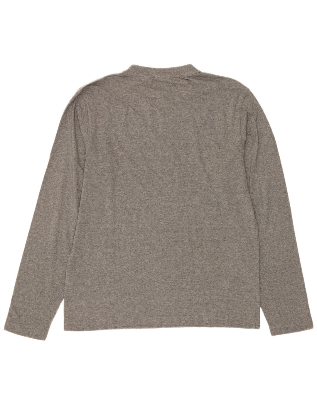 Fila Mens Graphic Top Long Sleeve Medium Grey Cotton