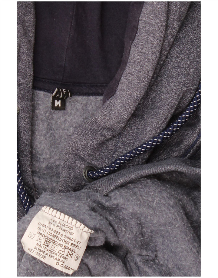 O'NEILL Mens Graphic Hoodie Jumper Medium Navy Blue Cotton