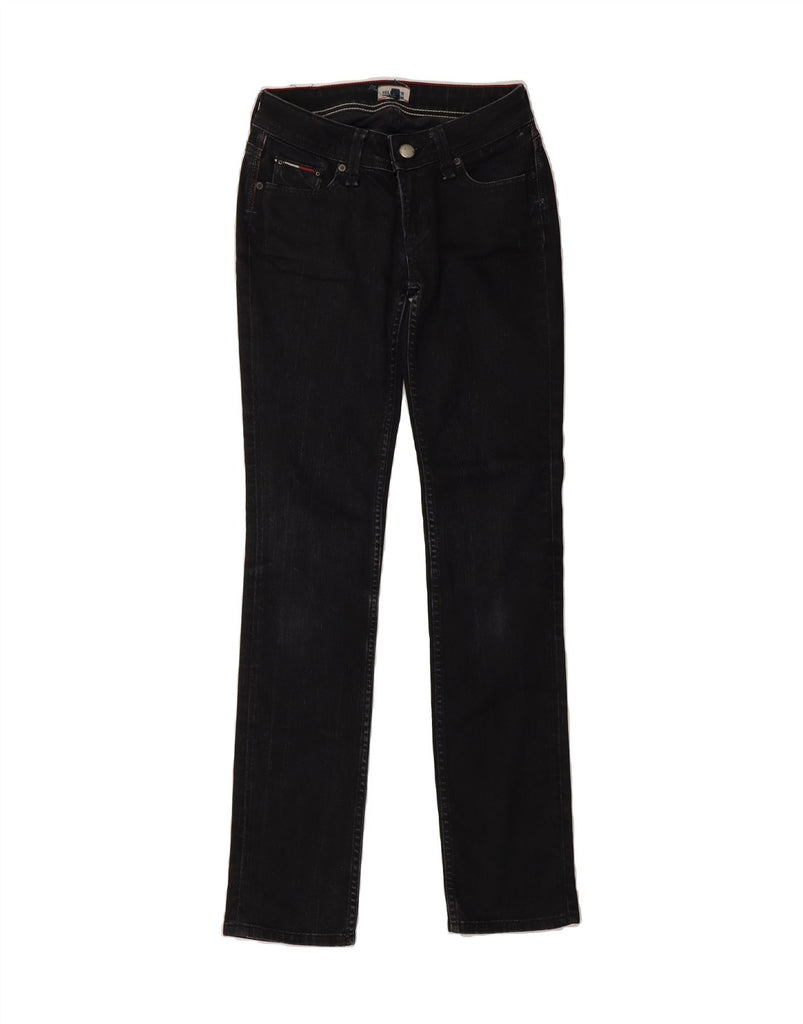 TOMMY HILFIGER Womens Slim Jeans W26 L34 Black Cotton Vintage Tommy Hilfiger and Second-Hand Tommy Hilfiger from Messina Hembry 