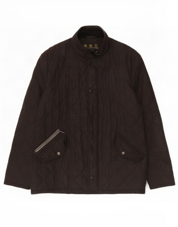 Barbour Mens Quilted Jacket UK 42 XL Black