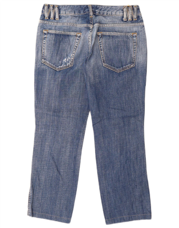 Diesel Womens Looppy Distressed Straight Jeans W32 L26 Blue Cotton