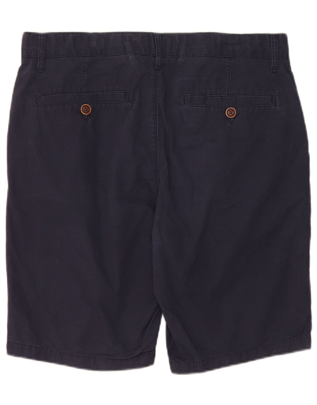 Fat Face Mens Chino Shorts  W32 Medium Navy Blue Cotton