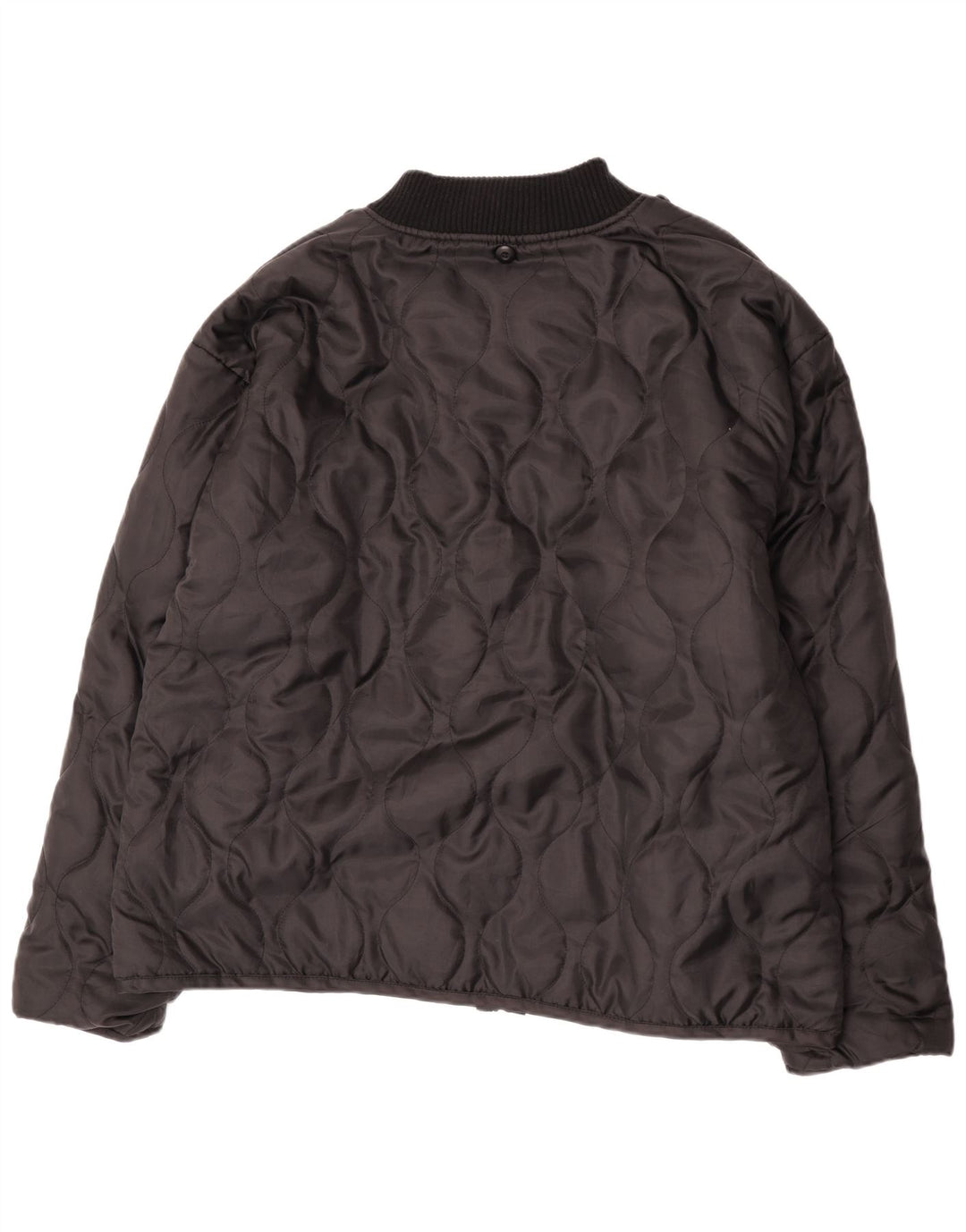 Brandit Mens Liner Padded Jacket UK 48 4XL Black Polyester