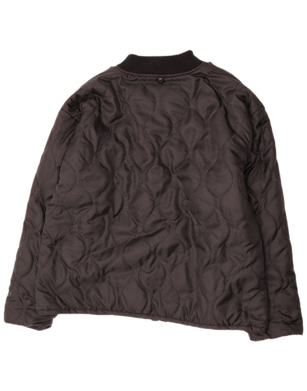 Brandit Mens Liner Padded Jacket UK 48 4XL Black Polyester